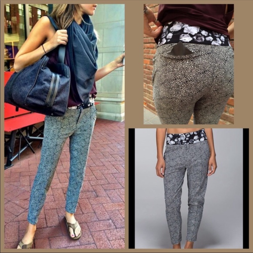 SOLD!! Lululemon polka dot departure pants - Picture 7 of 7